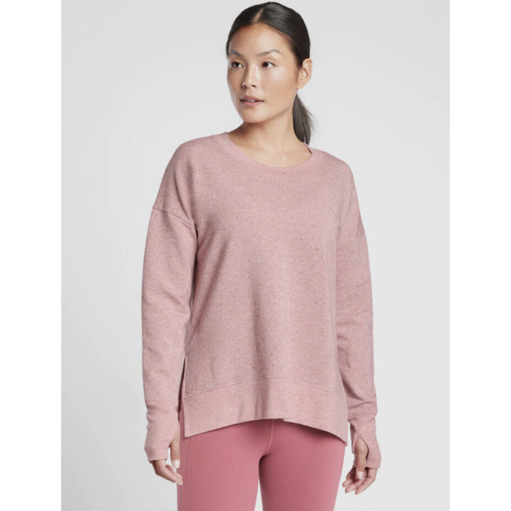 Athleta Balance Pullover Sweatshirt in Victorian‎ Berry Size Small